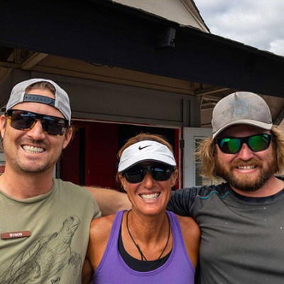 a group of people posing for the camera