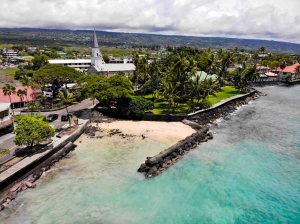 a bridge over a body of water