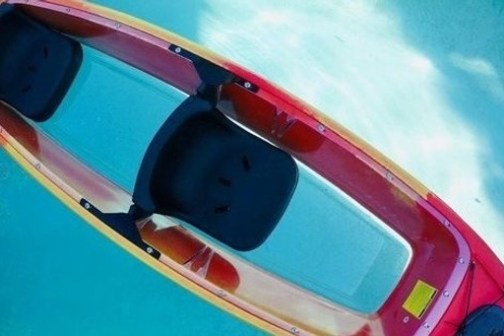 a close up of a boat